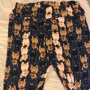 Lularoe FRENCH BULLDOG Print TS Leggings